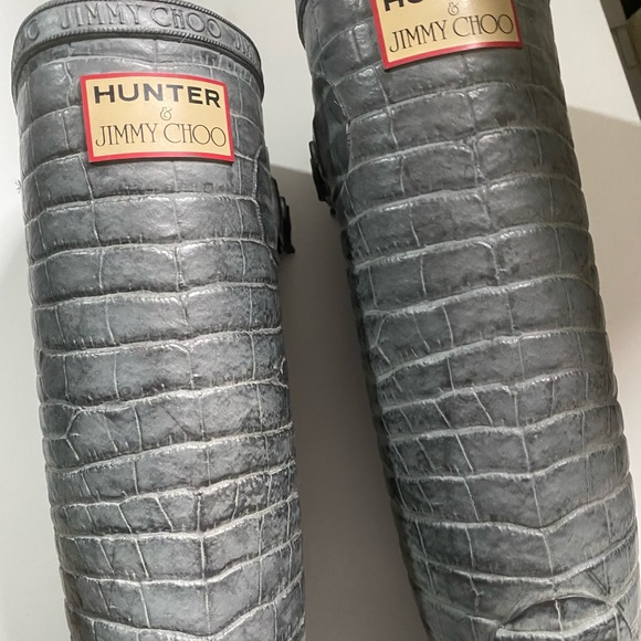 Jimmy Choo’s for Hunter rain boots. Size 7 - Picture 2 of 3